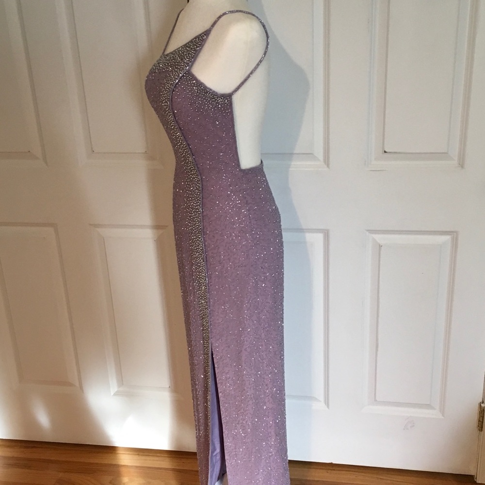 Cache Lavender One-Shoulder Wedding Dress - Picture 4 of 6